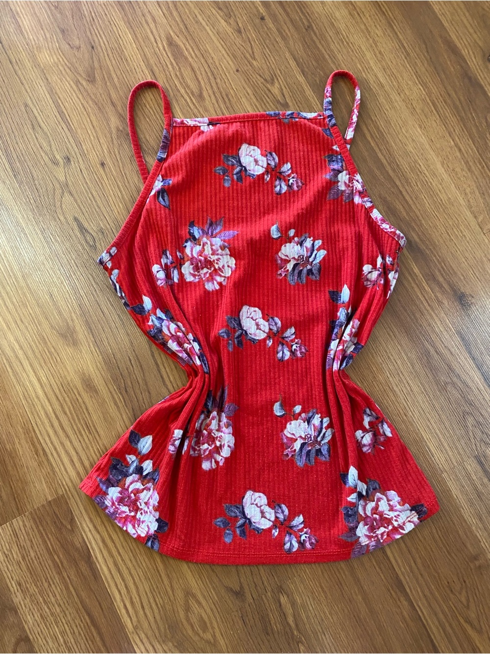 y2k Women's Justify Red Floral Cami